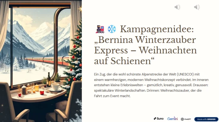 KI-Kampagne Marketing – Studierende der HFT Graubünden präsentieren Ergebnisse